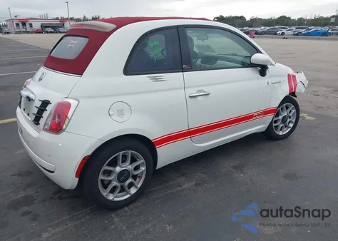 2015 Fiat 500C Pop from USA, damaged, VIN 3C3CFFDR0FT676925
